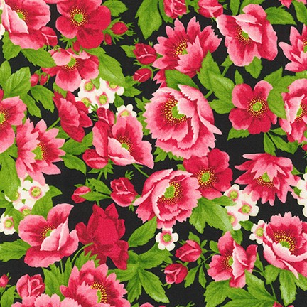 Flowerhouse: Scarlet's Garden fabric