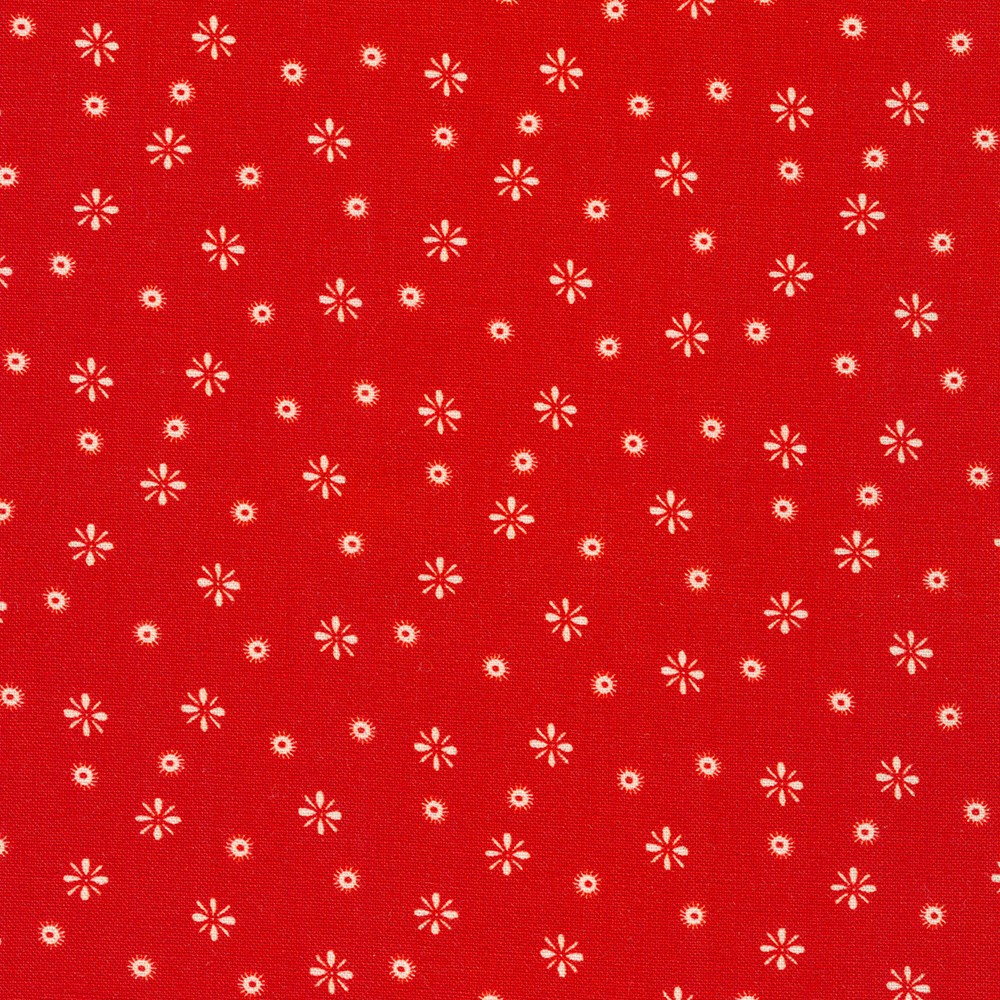 Flowerhouse: Daisy's Redwork fabric