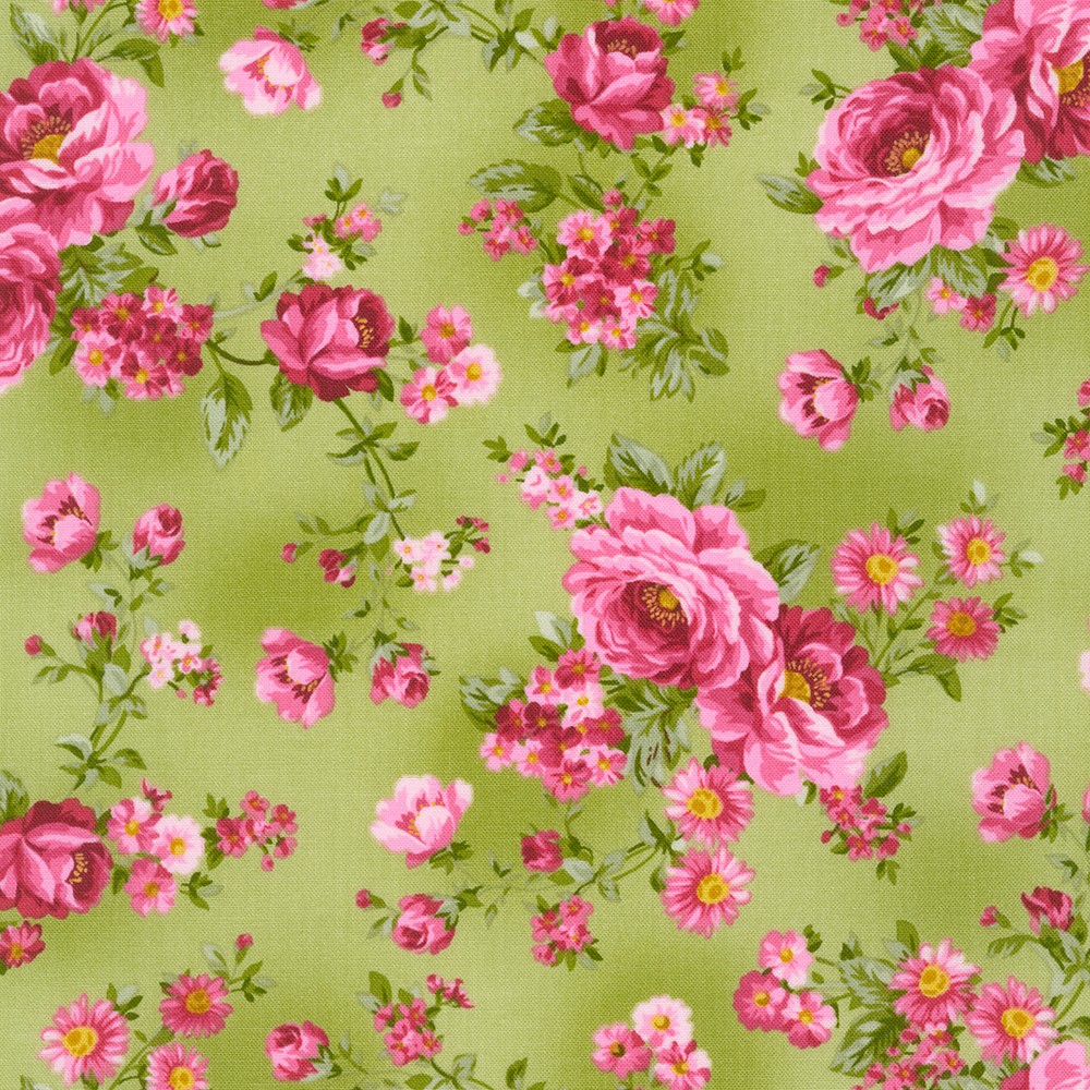 Flowerhouse: Bouquet of Roses fabric