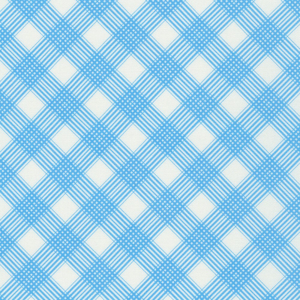 Flowerhouse: Daisy's Bluework fabric