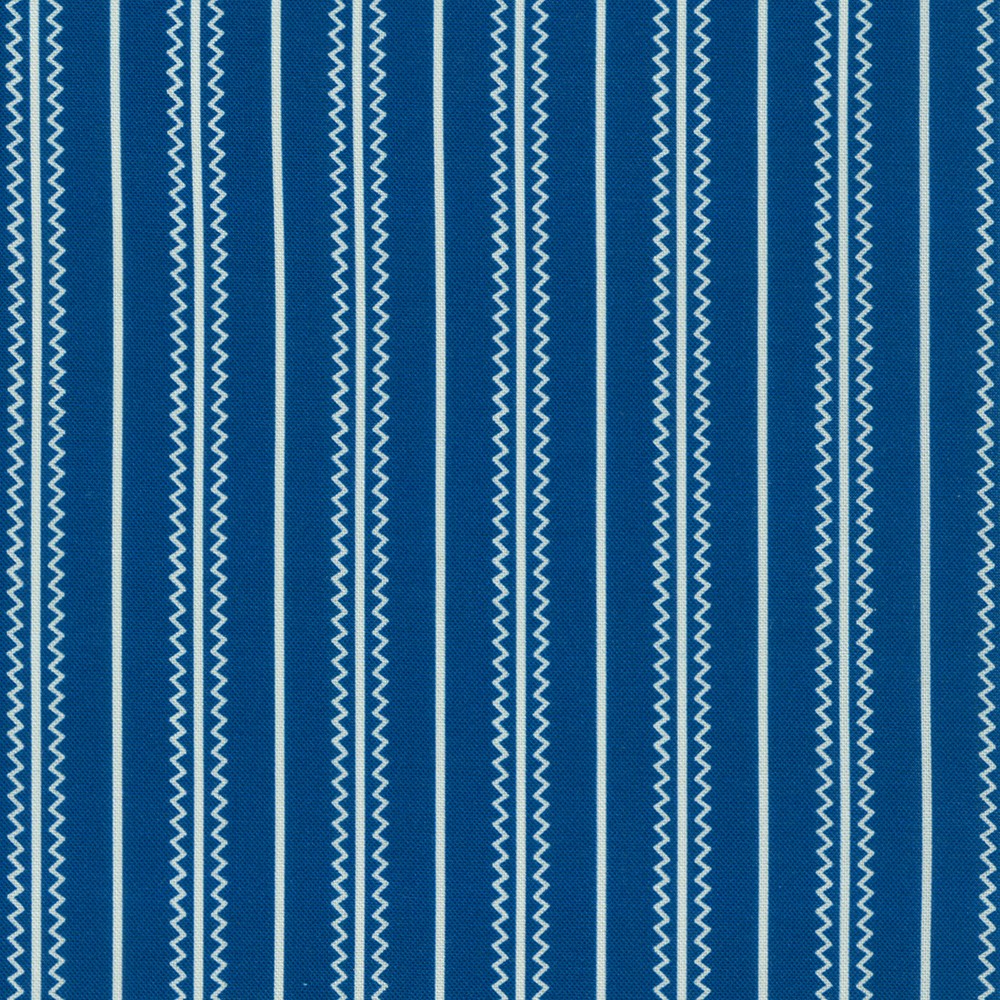 Flowerhouse: Daisy's Bluework fabric