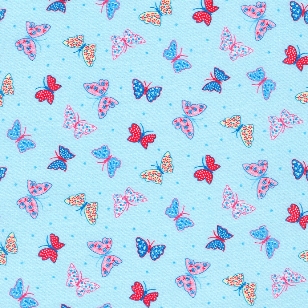 Flowerhouse: All a Flutter fabric