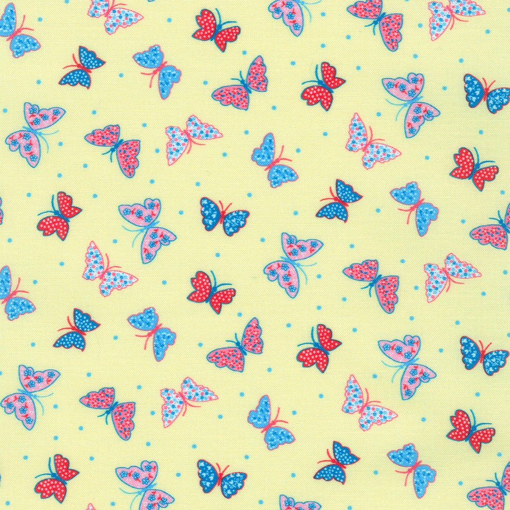 Flowerhouse: All a Flutter fabric