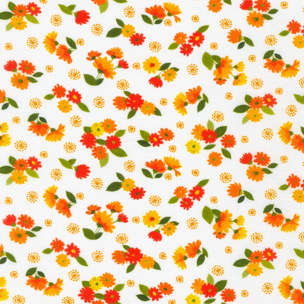 Flowerhouse: Cascading Flowers fabric