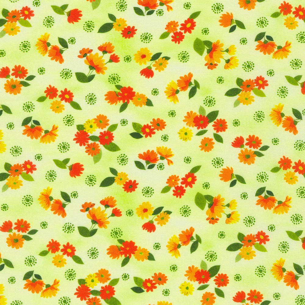 Flowerhouse: Cascading Flowers fabric