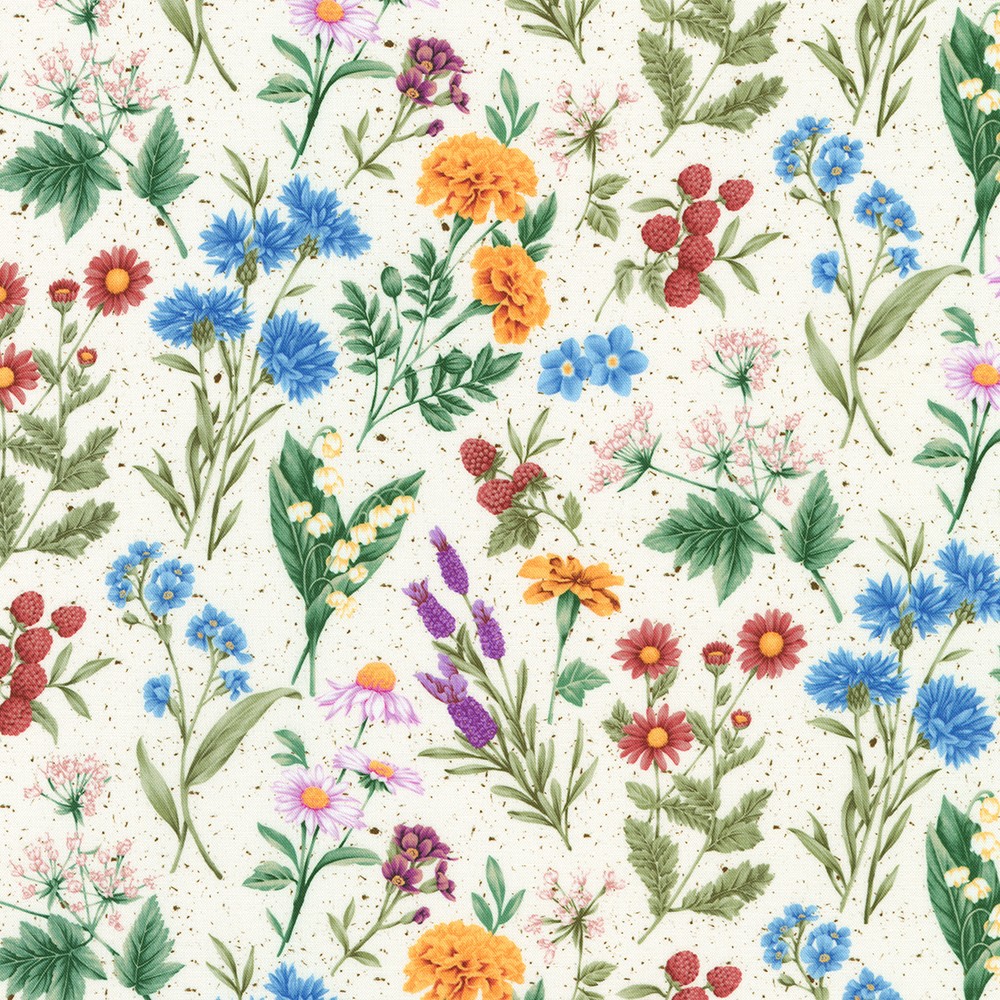 Flowerhouse: Botanical Garden fabric