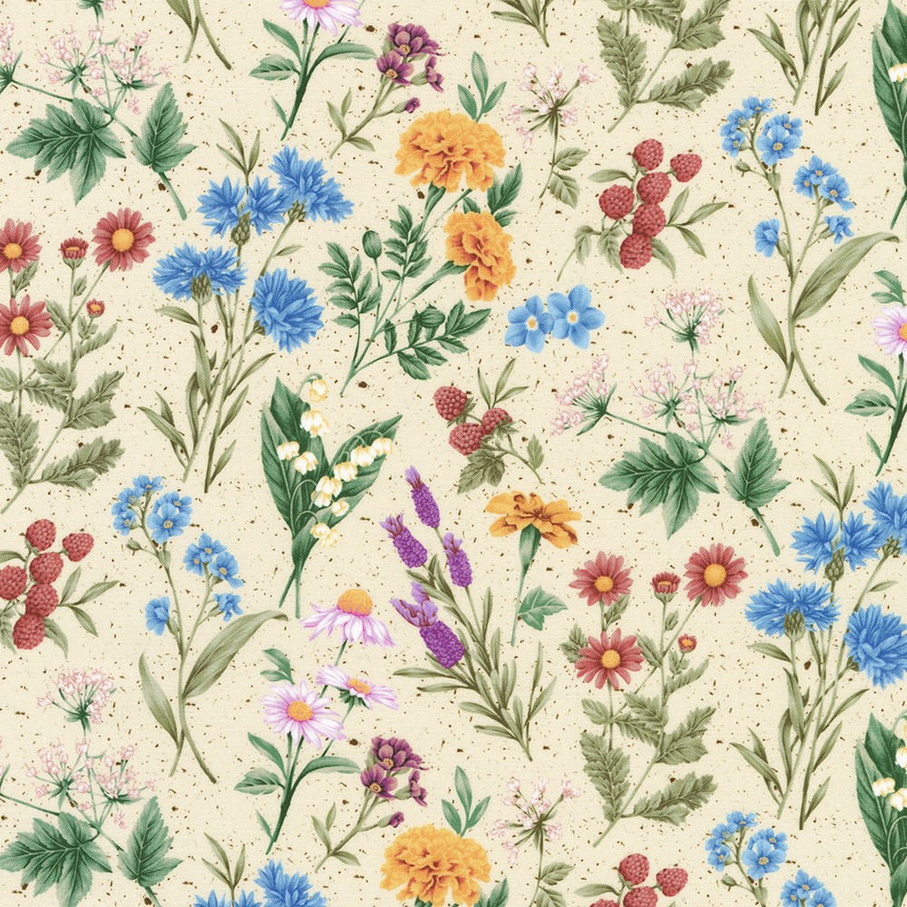 Flowerhouse: Botanical Garden fabric