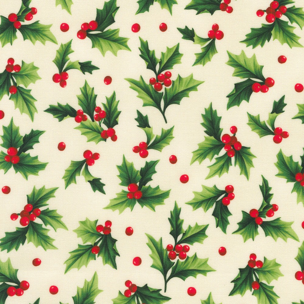 Flowerhouse: Vintage Christmas fabric