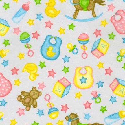 Flowerhouse: Time Well Spent Flannel fabric