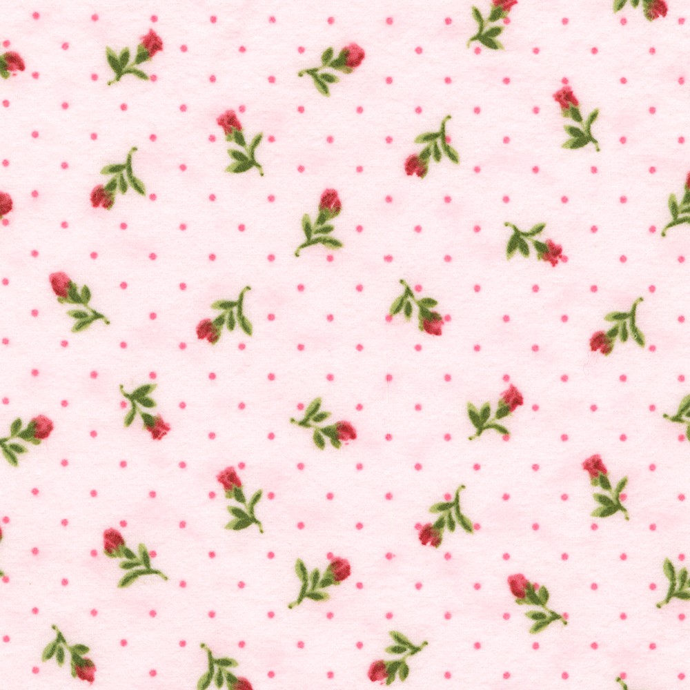 Bouquet of Roses Flannel fabric