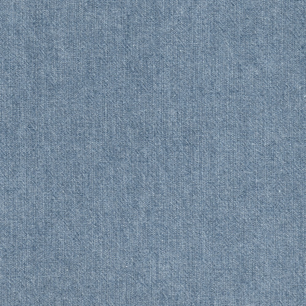 Aqua Chambray Rayon Ponte Roma Fabric by the Yard