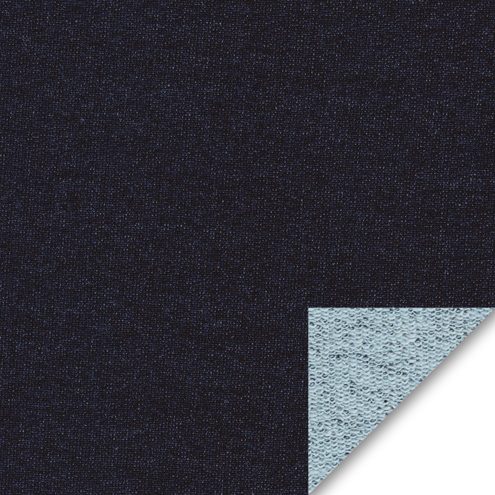 Indigo French Terry Knit fabric