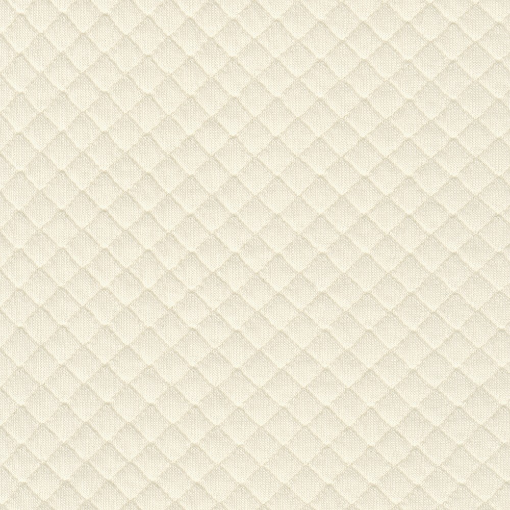 Matelasse Diamond Knit 1/4