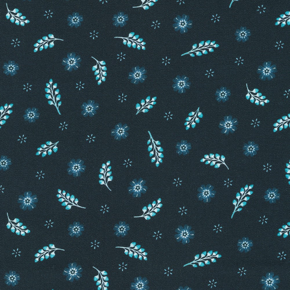 Feathers and Flora fabric