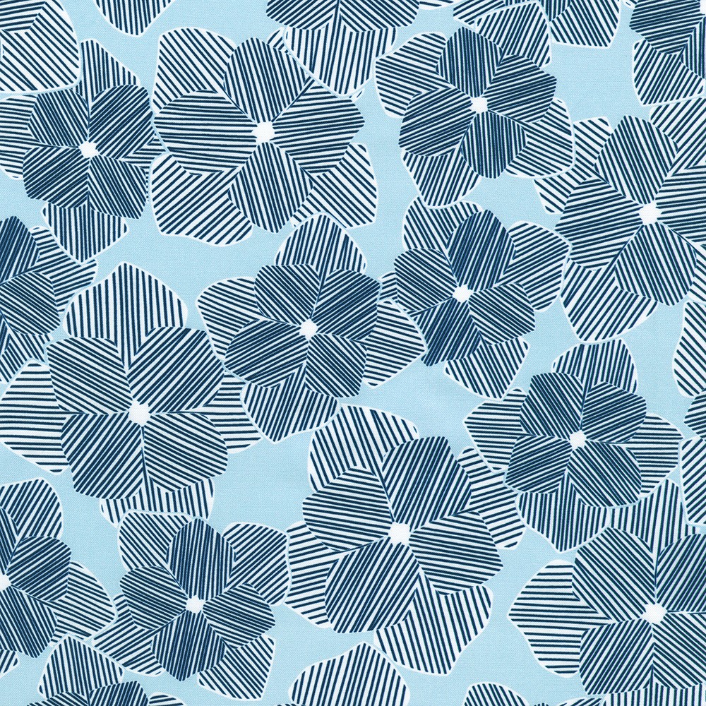 Drift Into Blue fabric