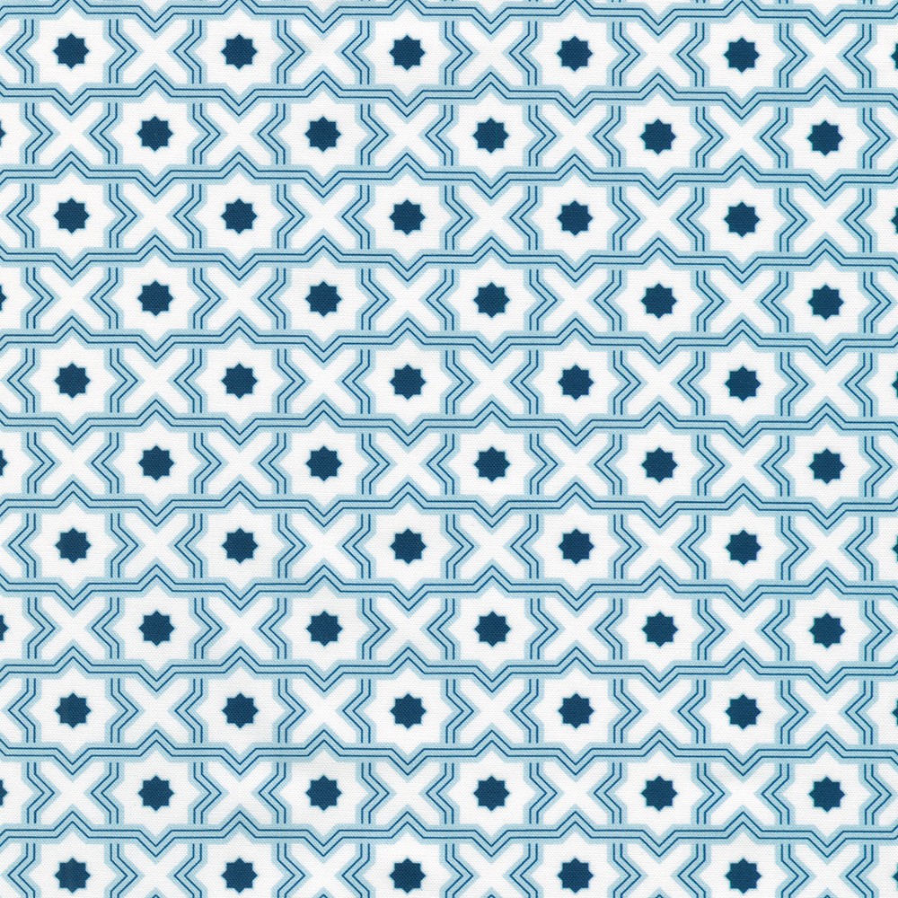 Drift Into Blue fabric