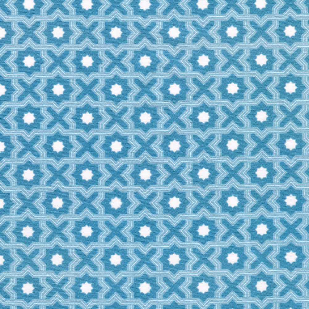 Drift Into Blue fabric