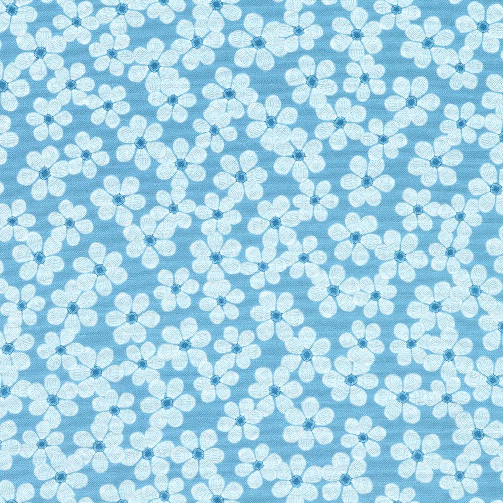 Drift Into Blue fabric