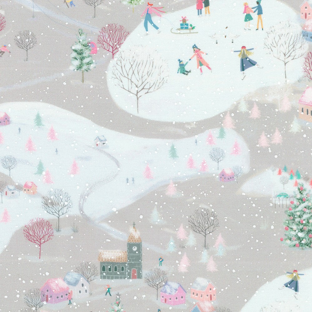 Wintertime fabric