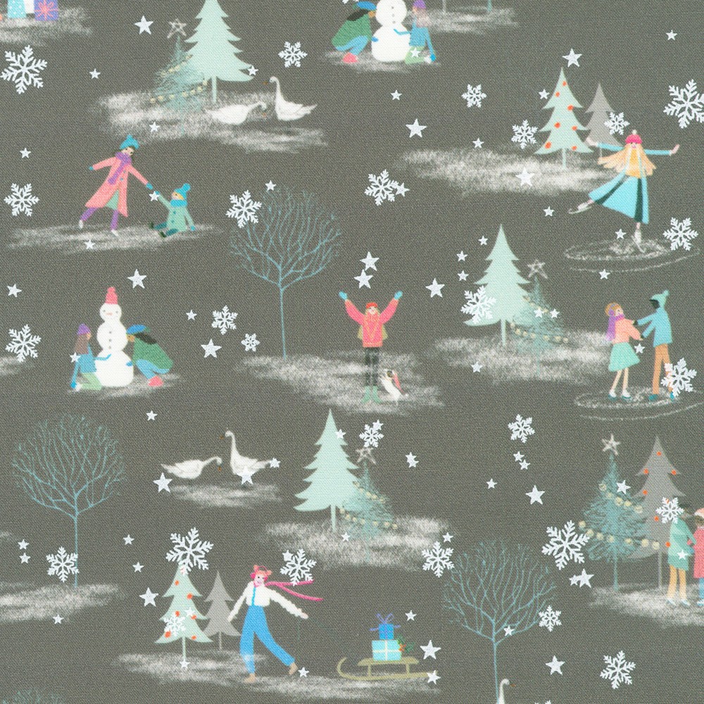 Wintertime fabric
