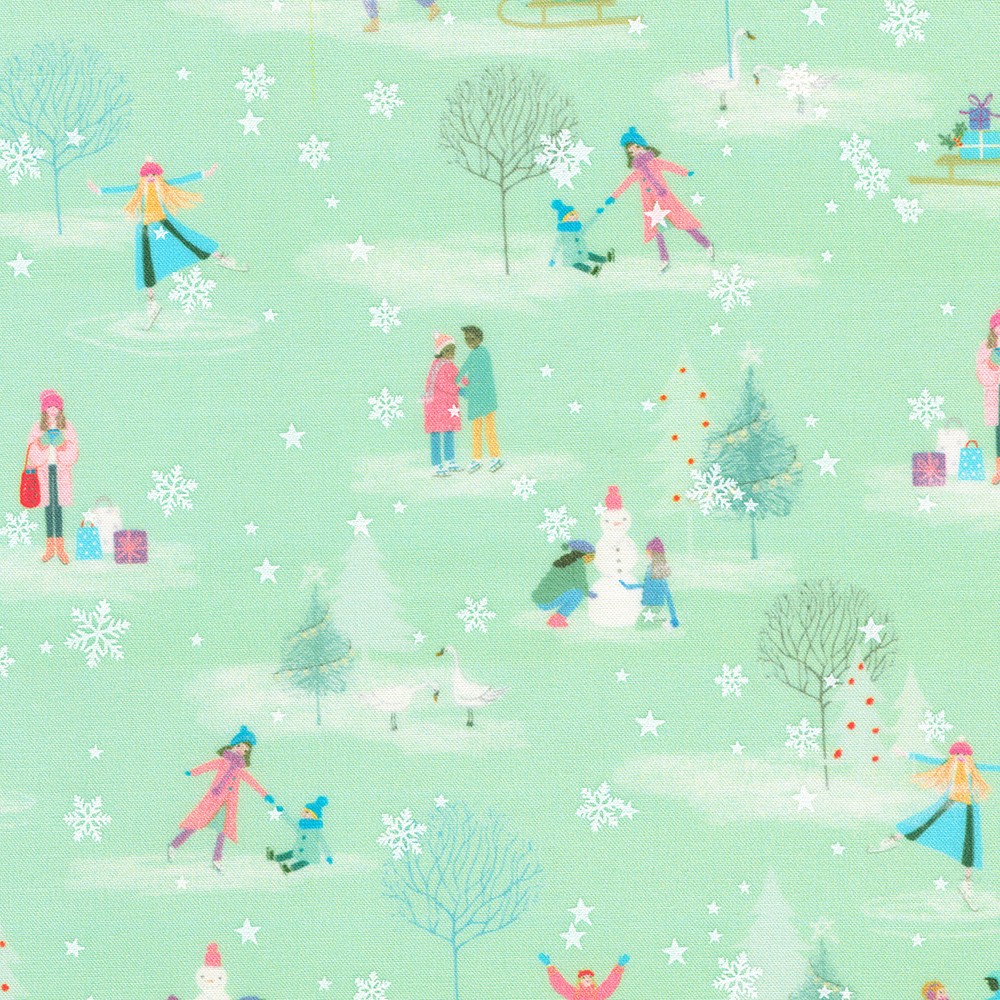 Wintertime fabric