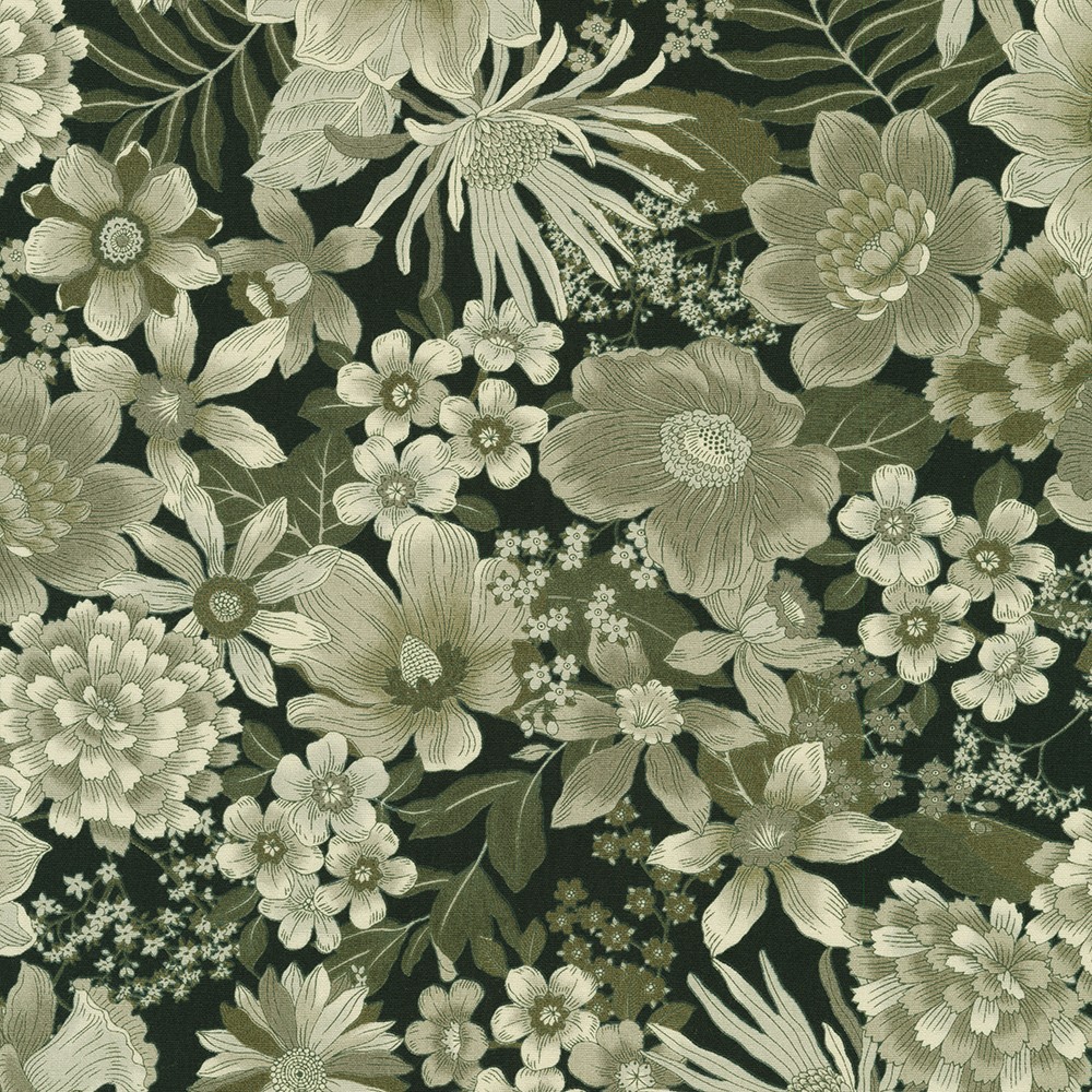 Vintage Petals & Paisleys fabric