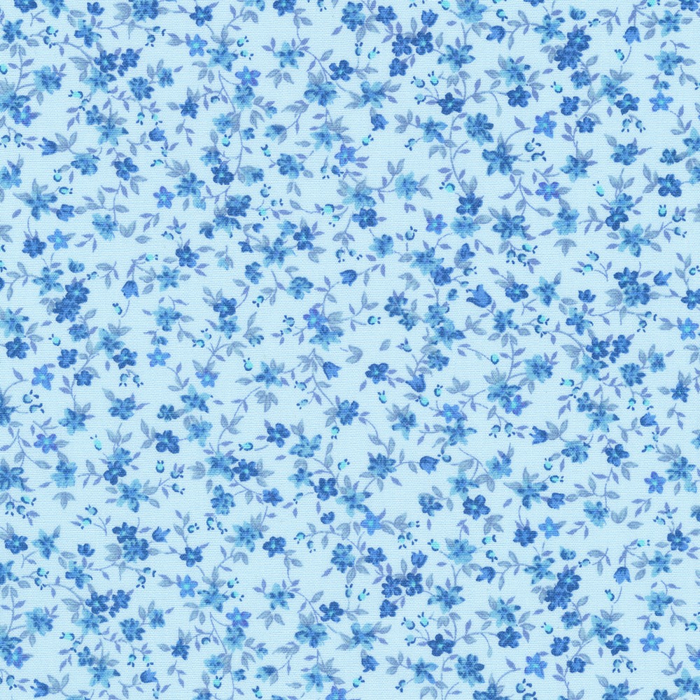 Garden Blues fabric