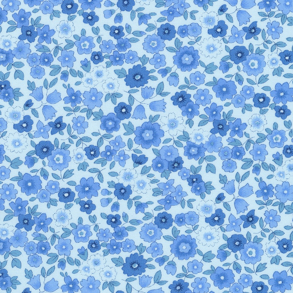 Garden Blues fabric