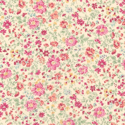 Sevenberry: Petite Garden Lawn fabric