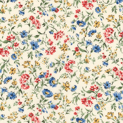Sevenberry: Petite Garden Lawn fabric