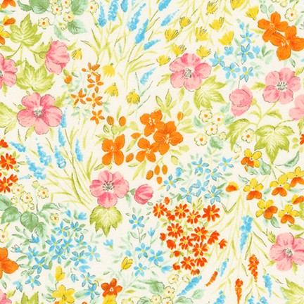 Sevenberry: Petite Garden Lawn fabric