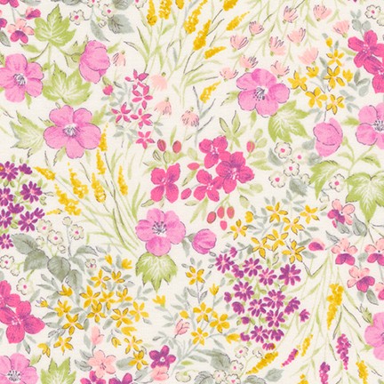 Sevenberry: Petite Garden Lawn fabric