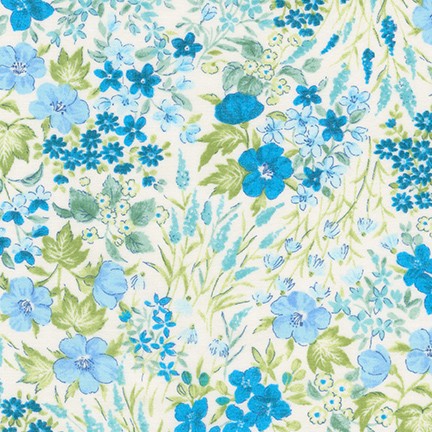 Sevenberry: Petite Garden Lawn fabric