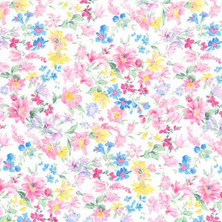 Sevenberry: Petite Garden Lawn fabric