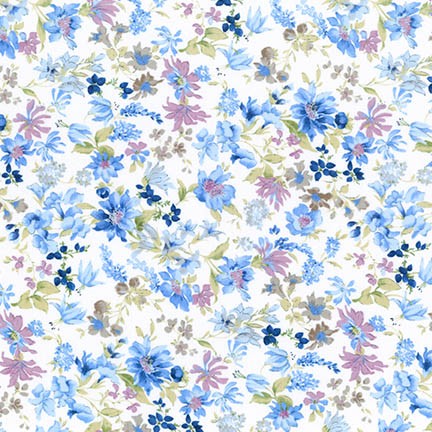 Sevenberry: Petite Garden Lawn fabric