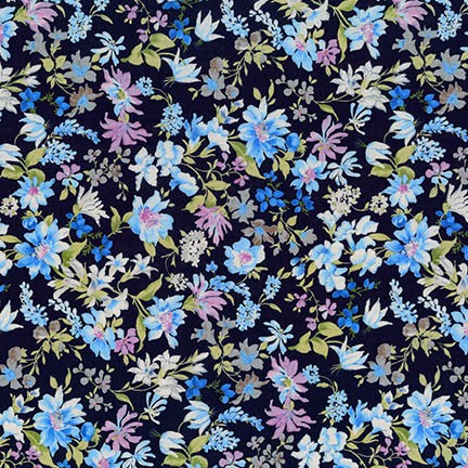 Sevenberry: Petite Garden Lawn fabric