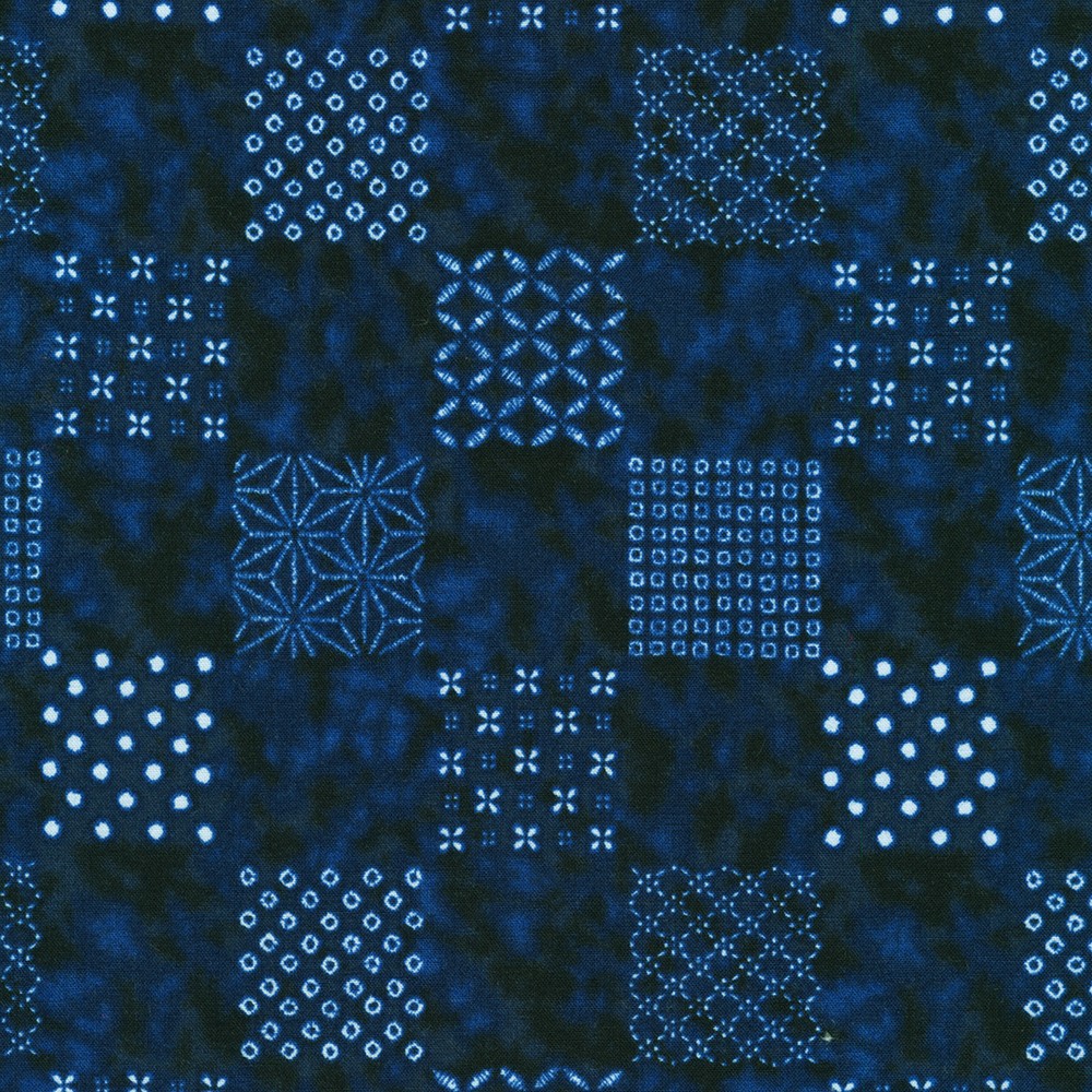 Shibori Blues fabric