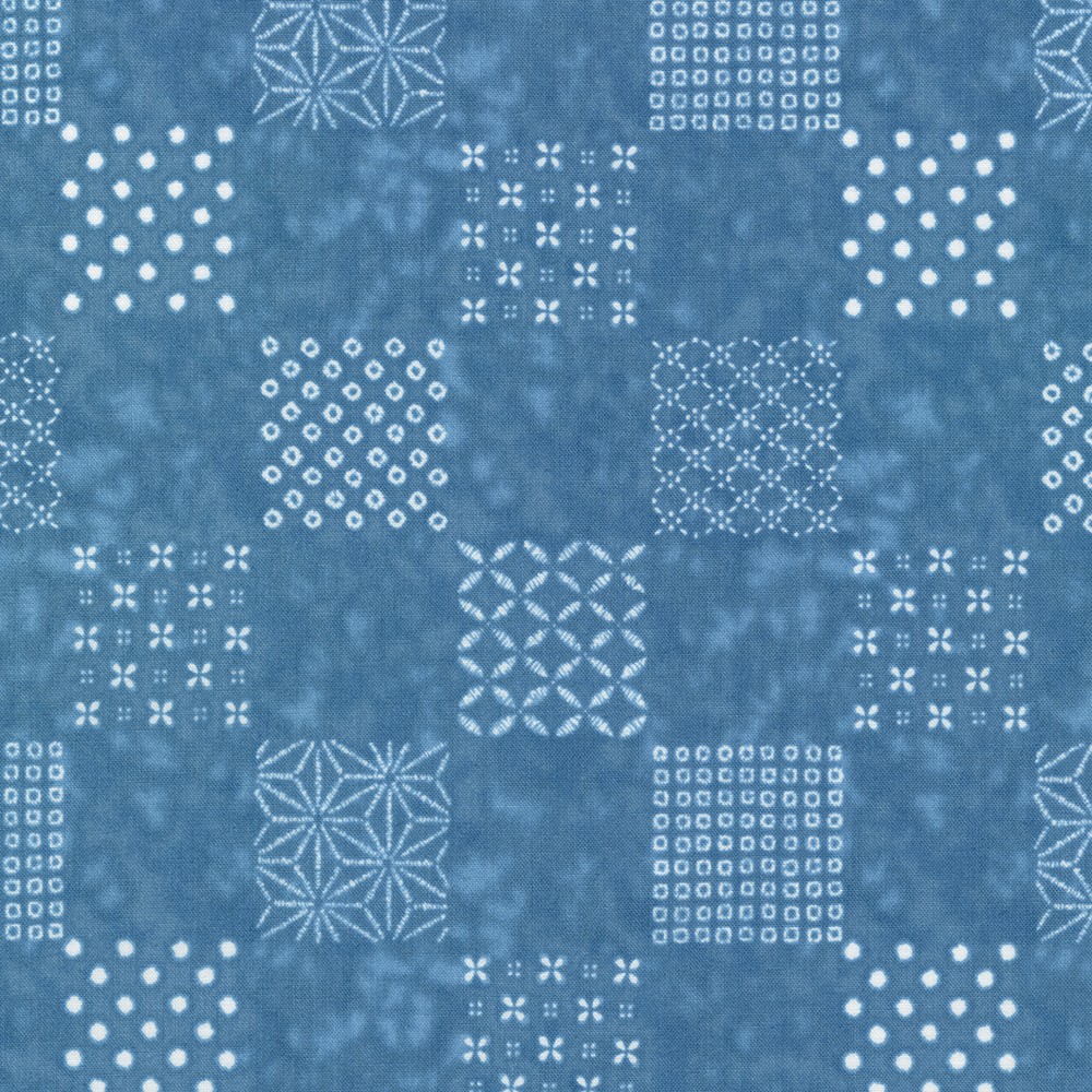 Shibori Blues fabric