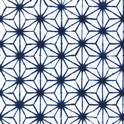 Shibori Blues fabric
