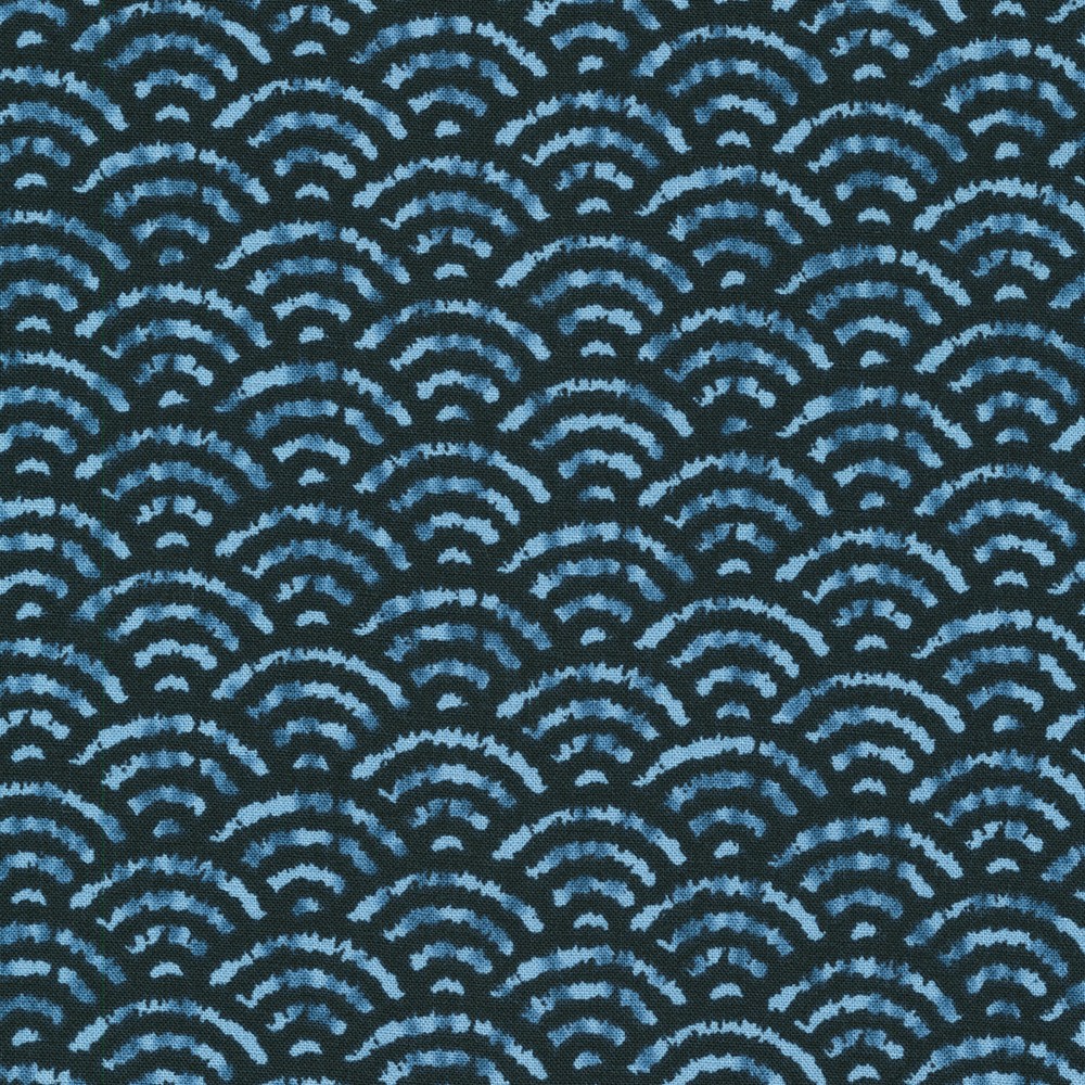 Shibori Blues fabric