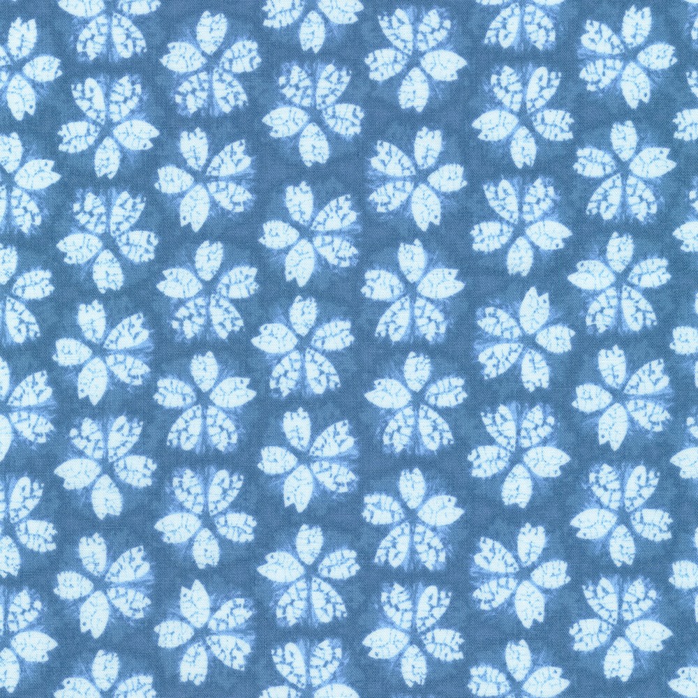 Shibori Blues fabric