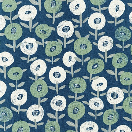 Cotton Flax Prints fabric