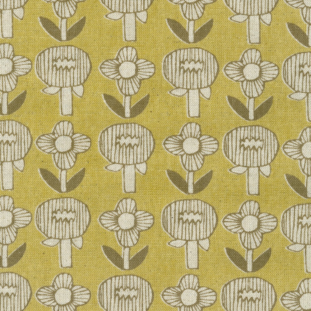Cotton Flax Prints fabric