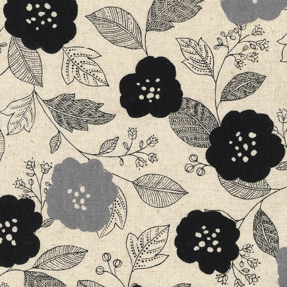 Cotton Flax Prints fabric