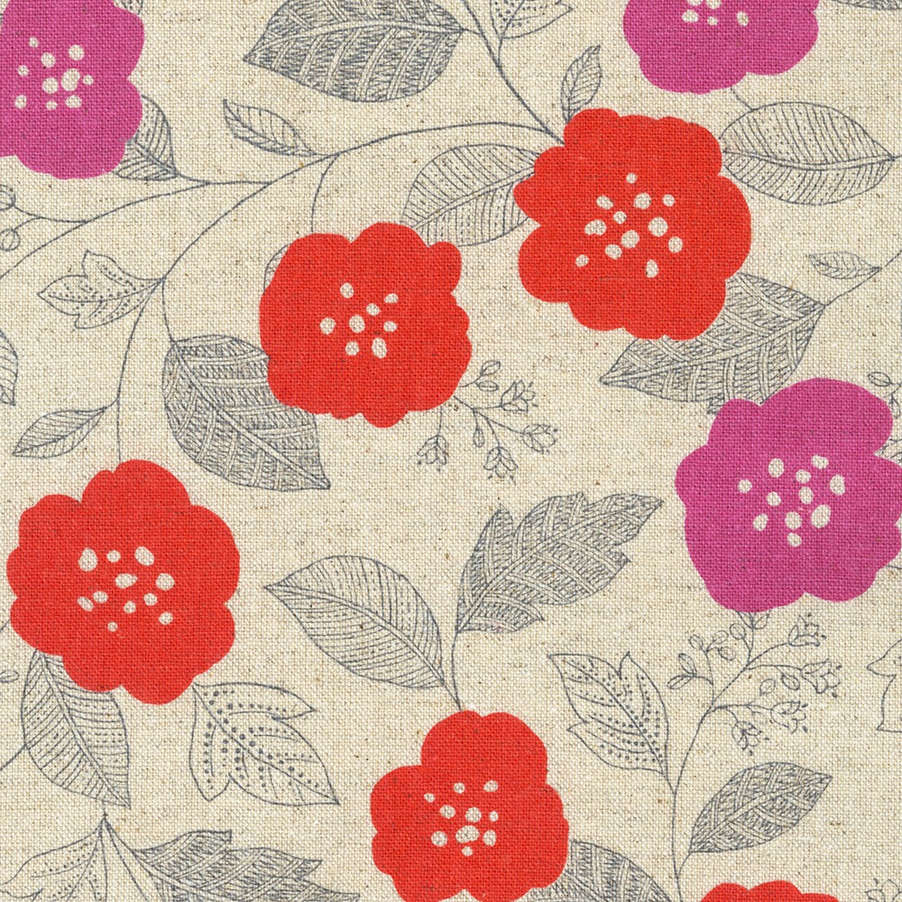 Cotton Flax Prints fabric