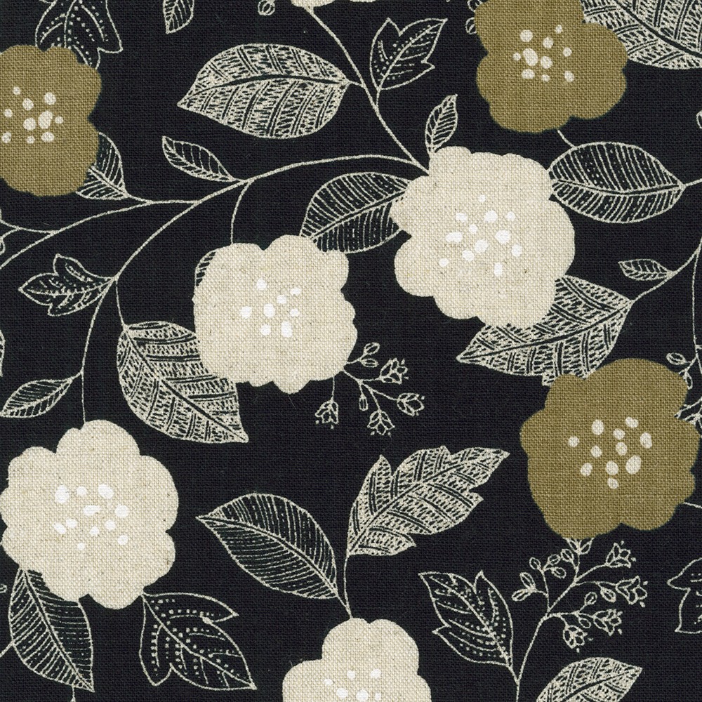 Cotton Flax Prints fabric