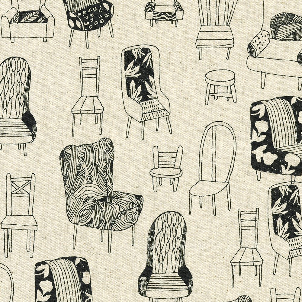 Cotton Flax Prints fabric