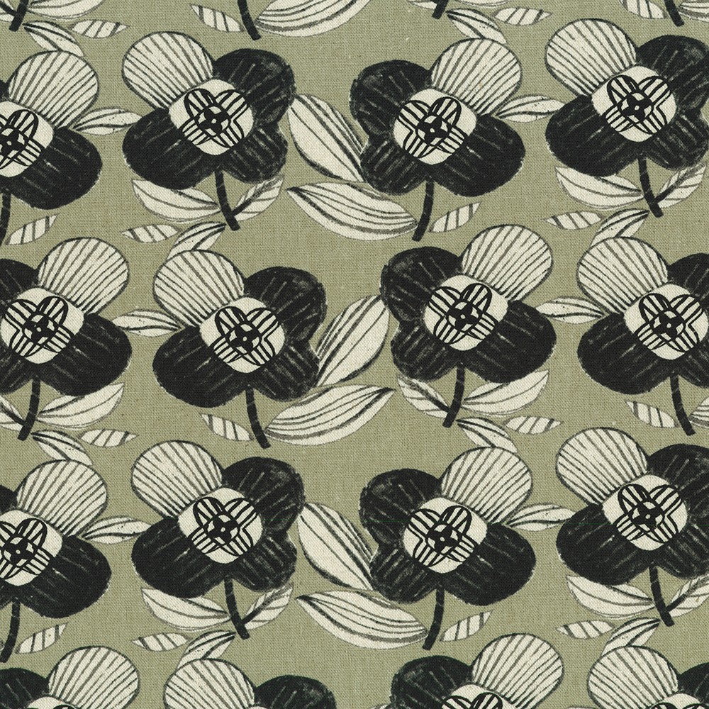 Cotton Flax Prints fabric
