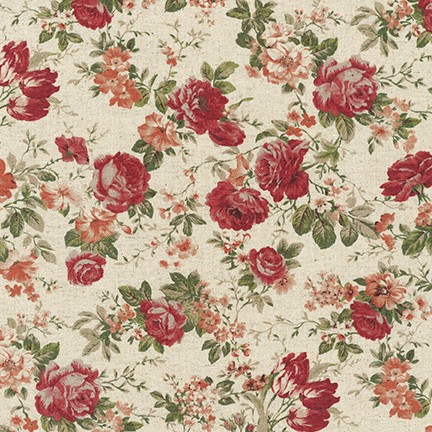 Cotton Flax Prints fabric