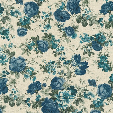 Cotton Flax Prints fabric